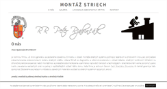 Desktop Screenshot of montazstriech.sk