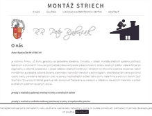 Tablet Screenshot of montazstriech.sk